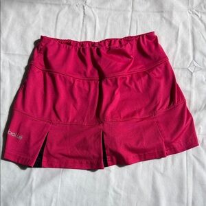 Bolle Bright Pink Pleated Tennis Skirt. Size XS.